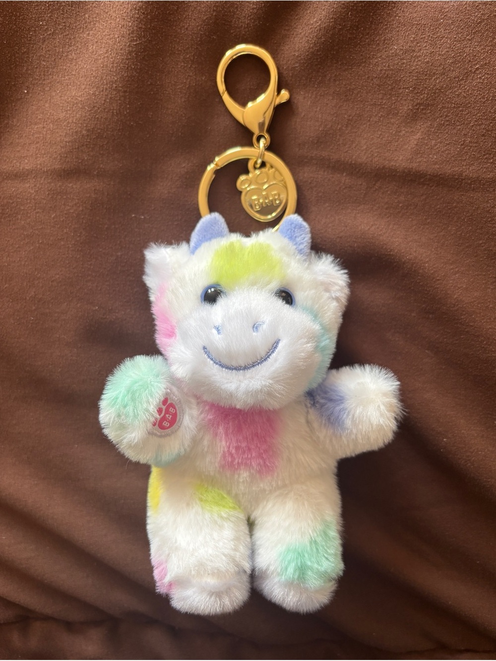 Build-A-Bear Cow Plush Bag Charm